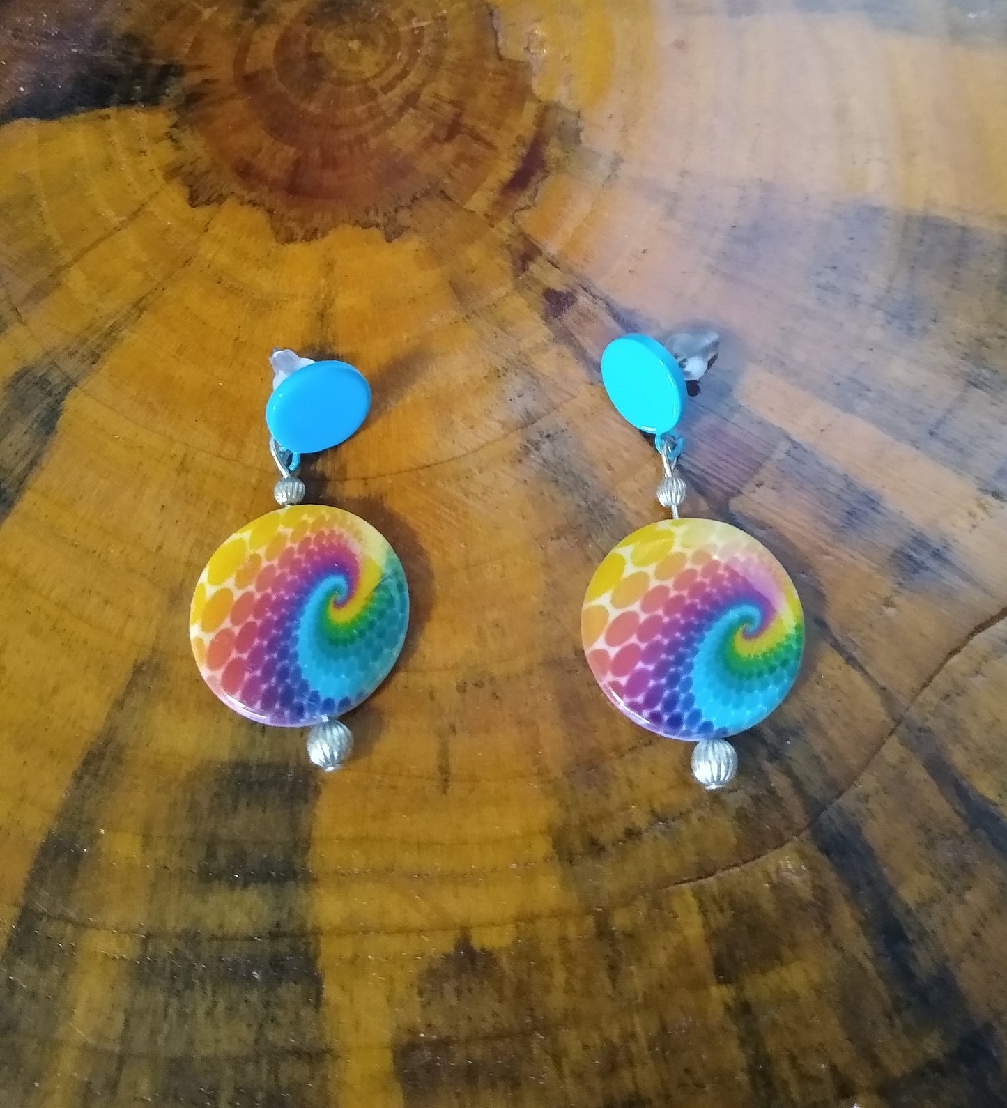 Colorful Swirl Earrings