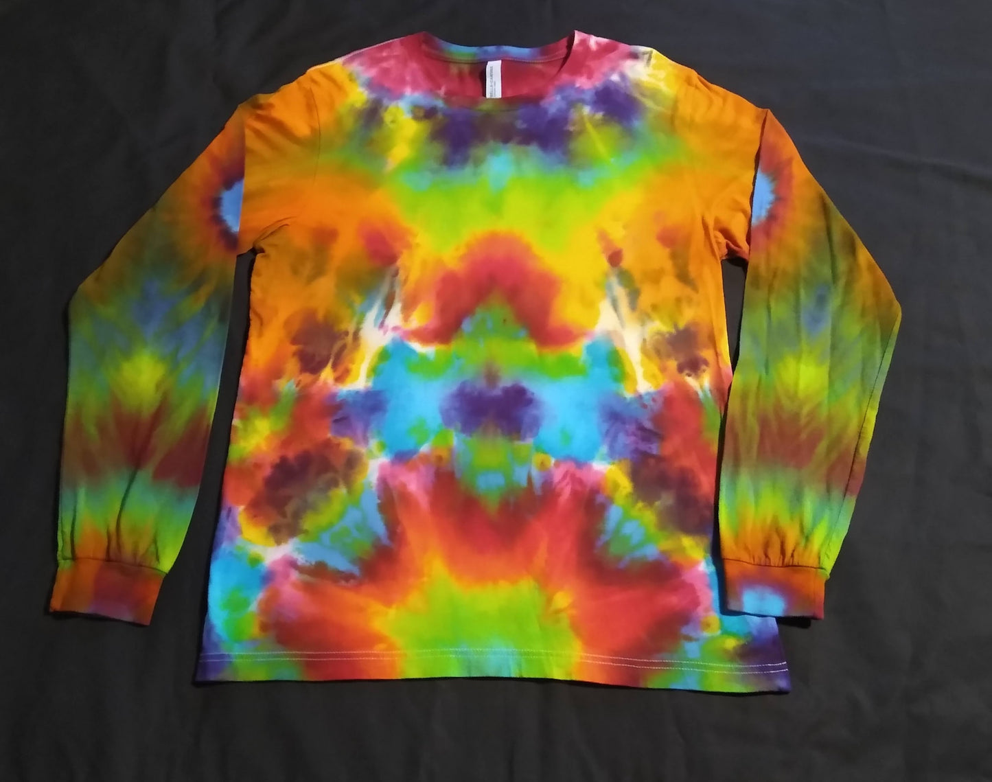 Large Bella Canvas long sleeve Tie Dye