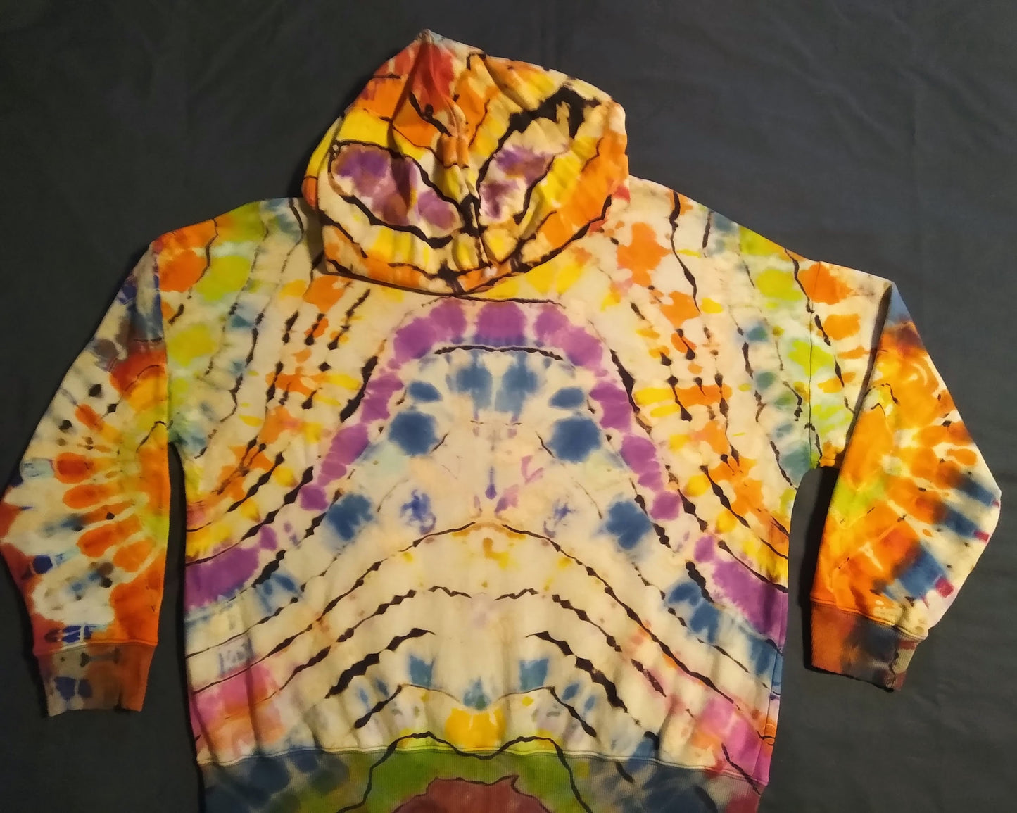 XL Tie Dye Pullover Hoodie