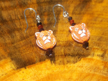 Ceramic cat earrings